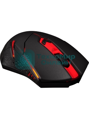 Мышь беспроводная + коврик Defender Redragon M601WL-BA черный, 2400 dpi, радиоканал, USB, кнопки - 6