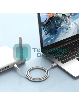 Патч-корд Vention прямой UTP cat.6, RJ45 - 2м. Серый