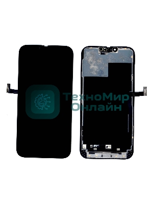 Дисплей (модуль) для Apple iPhone 13 Pro Max в сборе с тачскрином (Soft Oled), черный