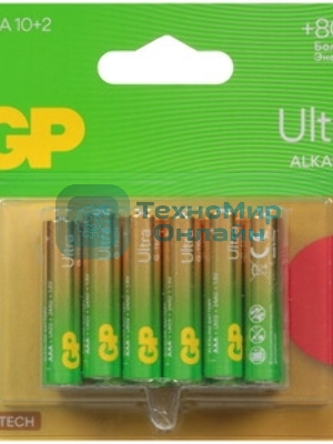 Батарея GP Ultra 24AUA21-2CRSBC12 AAA (12шт) блистер