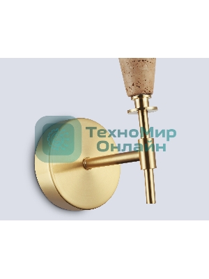 Настенный светильник Ambrella light LH75369 GD/WH золото/белый G9 max 28W 70*150*560