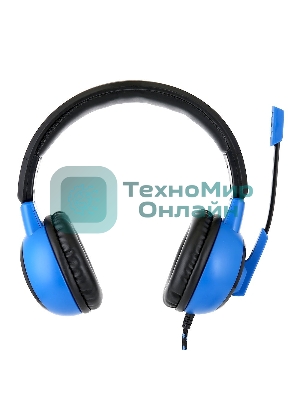 Игровая гарнитура Gembird MHS-G50 Survarium черный/синий, охватывающие, гибкий микрофон, кабель 2.4 м