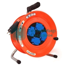 Удлинитель силовой на катушке 4х50 м с заземл. 16А IP44 ВЕМ-259 термо КГ 3х1.5 с защ. крышкой UNIVersal 9632974