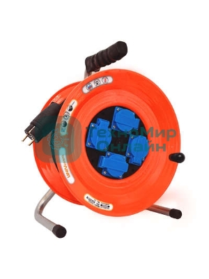 Удлинитель силовой на катушке 4х50 м с заземл. 16А IP44 ВЕМ-259 термо КГ 3х1.5 с защ. крышкой UNIVersal 9632974