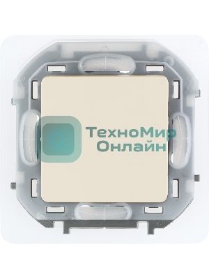 Переключатель IP44 10AX 250 В слоновая кость