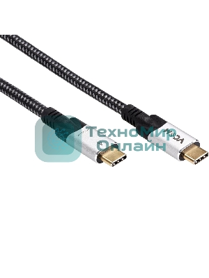 Кабель USB4 TCM--TCM, 5K@60Hz, 40Gbps, PD 240W, 5A, VCOM, 1.2м