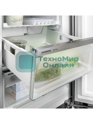 Холодильник Liebherr Комбинация XRFsd 5220-22 001 (SFNsdd 5227-22 001 + SRsdd 5220-22 001) нержавеющая сталь двухкамерный 398/271л морозилка сбоку, No Frost, Side by Side