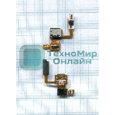 Плата разъема питания с кнопкой включения для LG Optimus черный P970