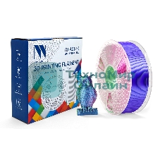 Филамент NVPrint Silk PLA+ Blue/Green/Purple для 3D печати диаметр 1.75мм длина 330 метров масса 1 кг