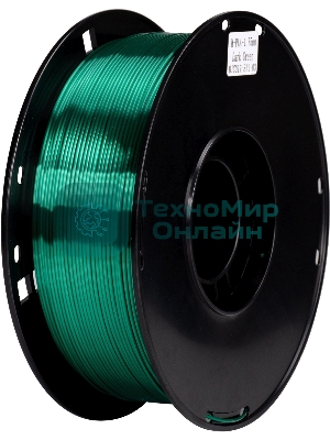 Пластик для принтера 3D Cactus CS-3D-PLA-1KG-S-DGR PLA SILK d1.75мм 1кг L326м 1цв.