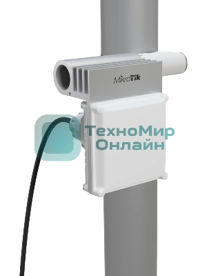 Точка доступа MikroTik CubeSA 60Pro ac (60Ghz antenna, 802.11ay wireless and 5GHz 802.11ac backup, 4 core x 716MHz CPU, 256MB RAM, 1 x Gigabit LAN port, RouterOS L4, POE, PSU) for use as an AP in Point-to-Multipoin