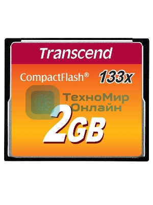 Флеш карта CF 2Gb 133x Type I Transcend (TS2GCF133)