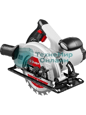 Пила дисковая, 90°-55 мм, диск 165 мм, 1300 Вт, Зубр ПД-55