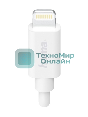 Автомобильное зарядное устройство Hama H-183291 1A кабель Apple Lightning белый
