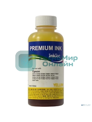 Чернила Epson R270, E0010 (InkTec) T0824, Y, 0,1л (оригинальная фасовка)