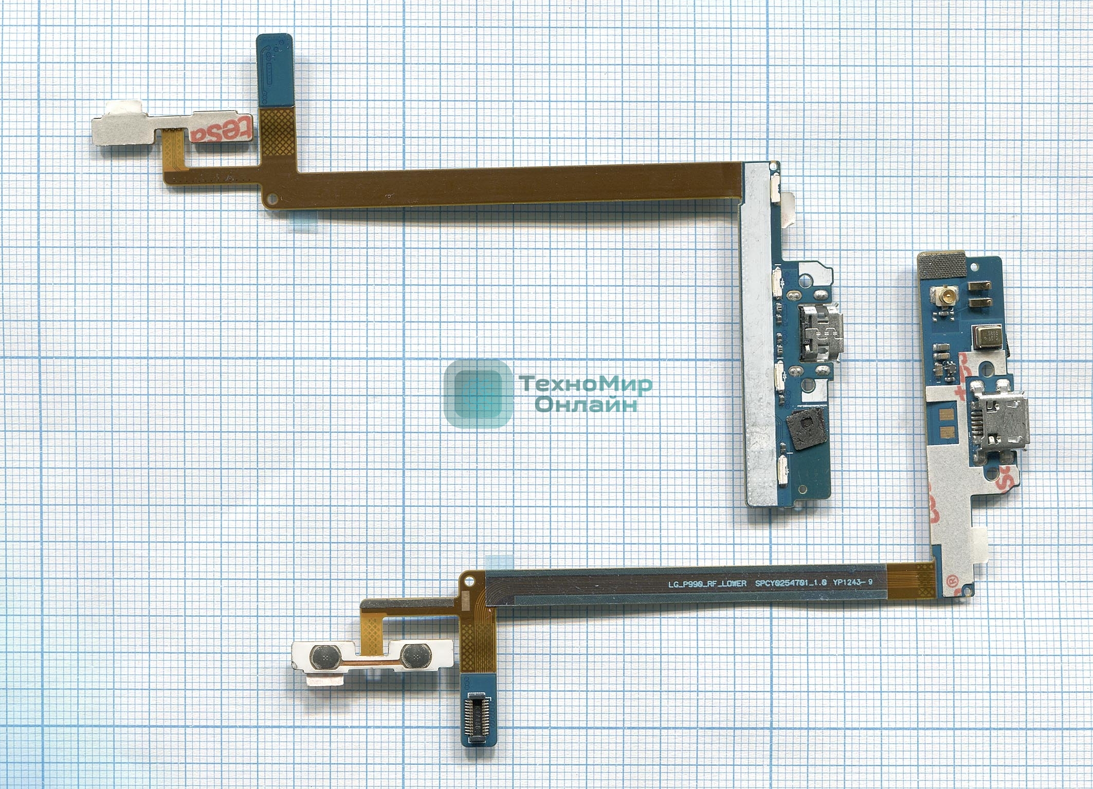 Плата разъема питания с микрофоном для LG Optimus 2X P990