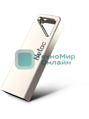 Флешка USB Netac U326 (NT03U326N-008G-20PN), 8Gb, USB 2.0, R/W 50/15, серебристый