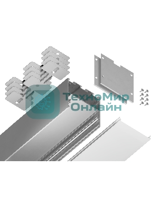 Алюминиевый профиль Ambrella light GP3100AL серебро 2000*50*50