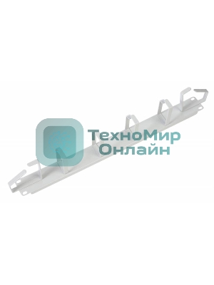 Кабельный органайзер Горизонтальный ЦМО ГКО-2-6 односторонний кольца 2U шир.:19