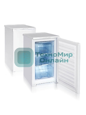 Морозильная камера Бирюса Б-112 белый, 80л, 3 ящика