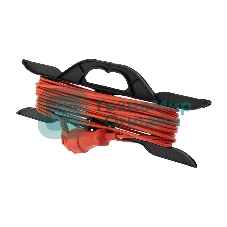 Удлинитель-шнур на рамке PROconnect ПВС 2х0.75, 10 м, б/з, 6 А, 1300 Вт, IP20, оранжевый