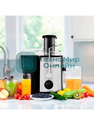 Соковыжималка центробежная Kitfort KT-1116 600Вт стальной