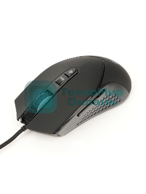 Мышь проводная Gembird MG-770 черный, 3200 dpi, USB, кнопки - 7