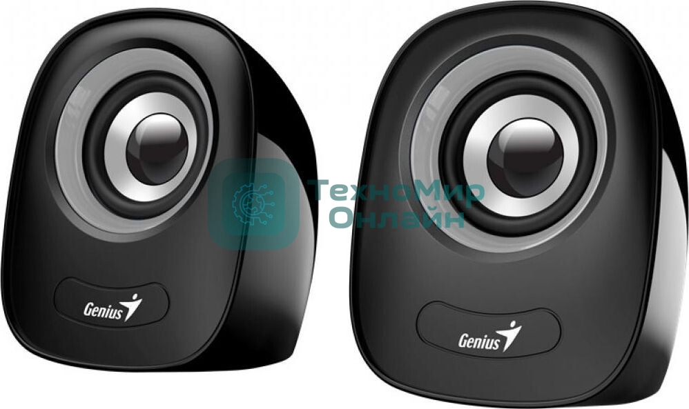 Акустическая система PC speakers Genius SP-Q160,GRAY,USB, 2.0, Power Output 6W, Sensitivity: 80 Db, 3.5 мм jack., серый