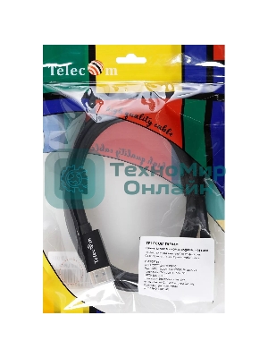 Кабель 1.4V Mini DisplayPort M <--> DisplayPort M 1,8м 4K@120HZ 8K@60HZ Telecom (TA683M-1.8M)