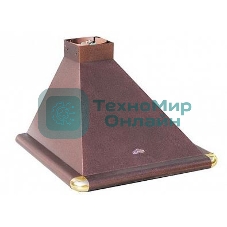 Вытяжка каминная Elikor Сатурн 60П-180-В1Л медный/золотистый, 60 см, 180 куб. м/ч, 48 дБ