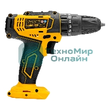 Дрель-шуруповерт Denzel CID-18-0, 18 В, 0 Ач, 30 Нм, щеточный, ударный