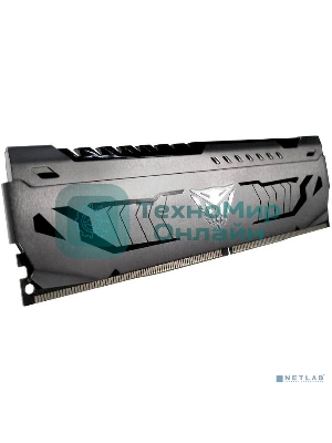 Оперативная память Patriot Viper Steel, DDR4, 8GB (1x8GB), 3600MHz, CL18, DIMM, с радиатором, черный