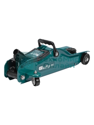 Домкрат гидравлический подкатной Сибртех 2 т, 85-330 мм, низкий подхват