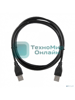 Кабель ACD-U2AAM-30L USB 2.0, A male - A male, ТТХ: (7/0.12BC+PE)*1P+(7/0.12BC+PE)*2C+7/0.12BC+AL+PVC OD4.0, синий, 3м