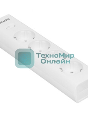 Сетевой фильтр Philips CHP2145WC/51, 5м, 4 розетки, белый