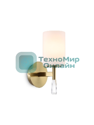 Настенный светильник Ambrella light LH56265 BS/FR латунь/белый матовый E27 max 60W 160*120*280