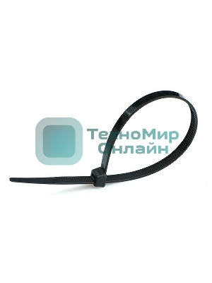 Хомут нейлоновый Hammer Flex 235-0064,8*300мм, черный, упаковка 100 штук