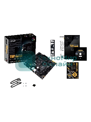 Материнская плата ASUS TUF GAMING B550M-PLUS, AM4, AMD B550, 4xDDR4, 4xSATA, 2xM.2, 1xPCIe 4.0 x16, 1xPCIe 3.0 x16, 1xPCIe x1, 1xHDMI, 1xDP, 1x 2.5Gb LAN, 4xUSB-A 3.2 Gen 1, 1xUSB-A 3.2 Gen 2, 2xUSB-A 2.0, 1xUSB-C 3.2 Gen 2, 5x3.5 мм, 7.1, mATX