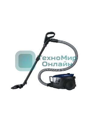 Пылесос Samsung SC18M3120VB синий, 380/1800 Вт, уборка сухая, пылесборник контейнер 2 л