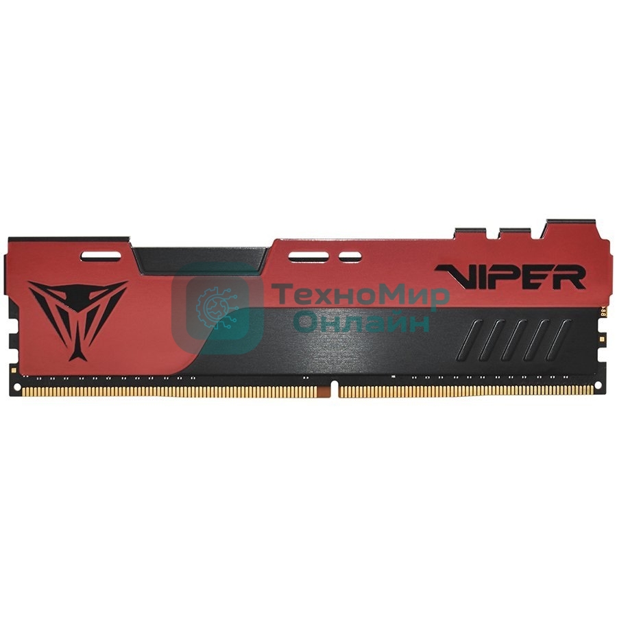 Оперативная память Patriot Viper Elite II, DDR4, 16GB (2x8 GB), 2666 MHz, CL16, DIMM, радиатор, красный