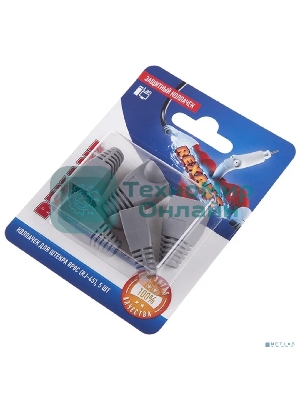 Защитный колпачок Rexant для штекера 8Р8С (Rj-45), серый (5 шт.)