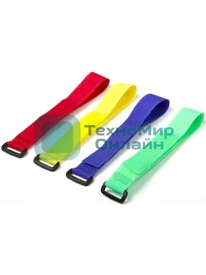 Хомут-липучка 125мм, 20 шт., желтый