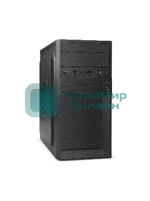 Компьютерный корпус Minitower ExeGate BAA-105U2-01-UNS350 (mATX, БП UNS350 с вент. 12см, 2*USB+2*USB 3.0, аудио, черный)