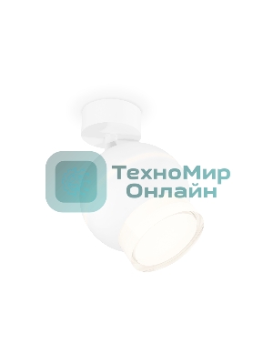 Комплект поворотного светильника Ambrella light XM1101016 SWH/FR/CL белый песок/белый матовый/прозрачный MR16 GU5.3 LED 3W 4200K (A2202,C1101,N7160)