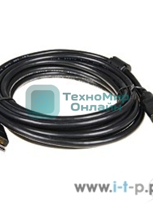 Кабель 5bites APC-014-050 HDMI M/HDMI M V1.4b, высокоскоростной, ethernet+3D, зол.разъемы, ферр.кольца, 5м.