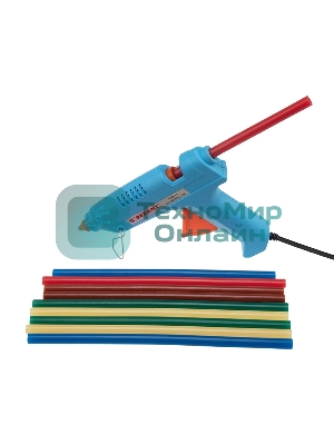 Клеевые стержни Rexant, Ø11 мм, 270 мм, цветные, 10 шт., хедер