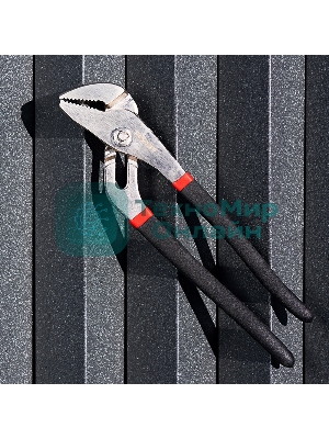 Клещи переставные Rexant 250 мм никелированные, обливные рукоятки