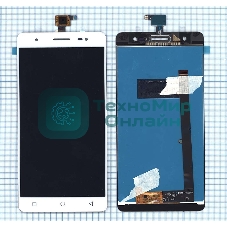 Дисплей для Micromax Q394 Canvas Juice 3+ белый