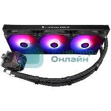 Система жидкостного охлаждения Thermalright Aqua Elite 360 V3 ARGB Soc-AM5/AM4/1151/1200/2066/1700 черный 4-pin 25.6dB Al Ret (A-ELITE-BL-360-ARGB-V3)