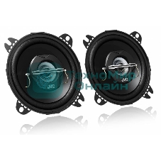 Колонки автомобильные JVC CS-J420X 210Вт 90дБ 4Ом 10см (4дюйм) (ком.:2кол.) коаксиальные двухполосные